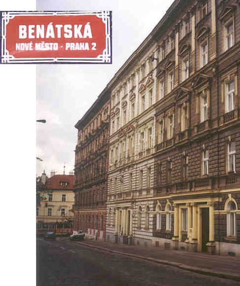Rodný dům J. Foglara v Benátské ulici v Praze