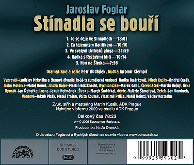 CD Stínadla se bouří - Supraphon