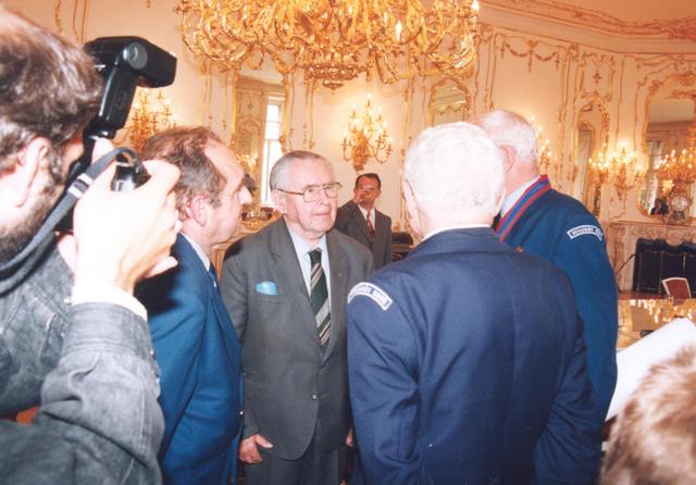Setkání Jaroslava Foglara s Václavem Havlem 25. 5. 1994