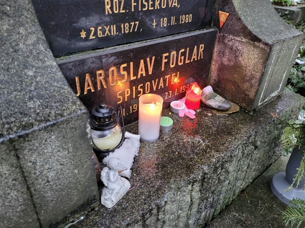 23. ledna 2023 u hrobu Jaroslava Foglara - PP SPJF